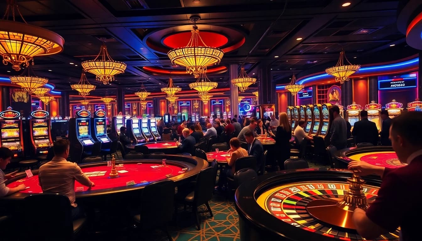 Experience the thrill of open88 com with vibrant casino tables and exciting gambling action.