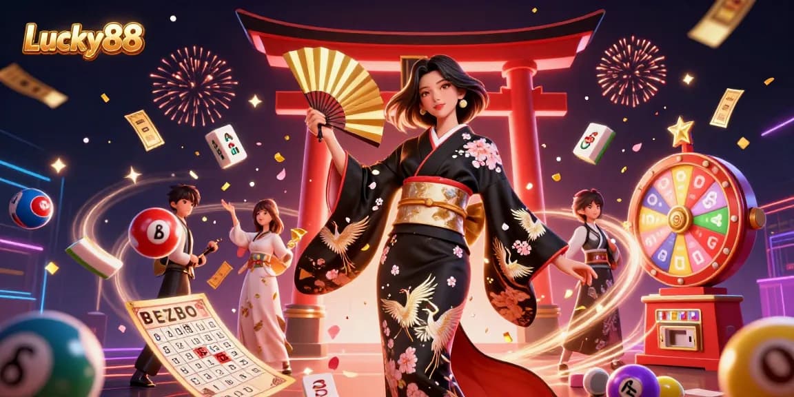 Spin the reels to win big with Lucky88 in this vibrant online casino scene!