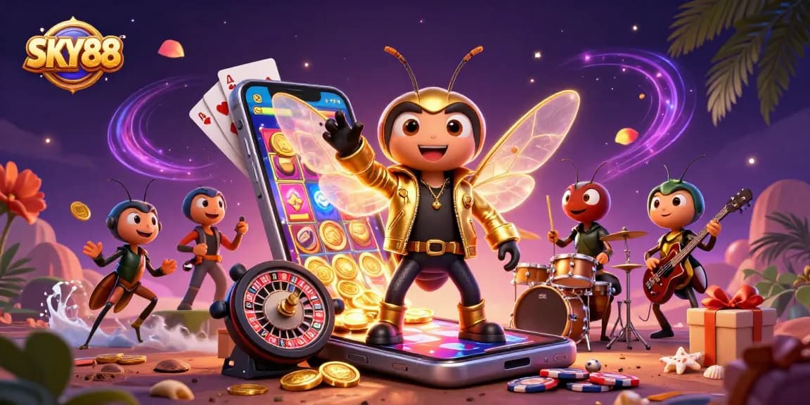 SKY88 ignites excitement with vibrant slot games and energetic casino elements.