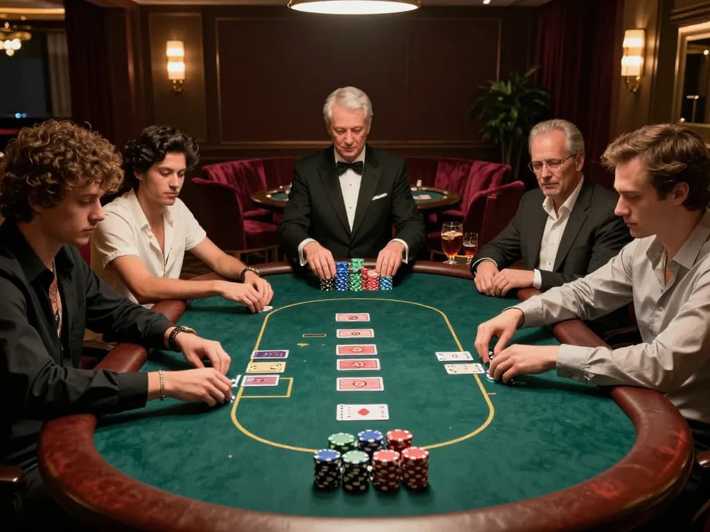 Experience the excitement of the TA88 poker game with strategic players competing for victory.