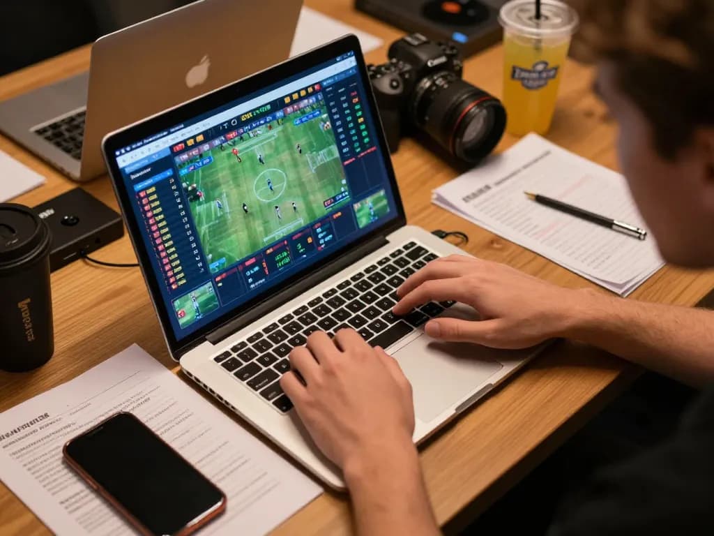Engaging in Bsport online betting session with live odds and strategies displayed.