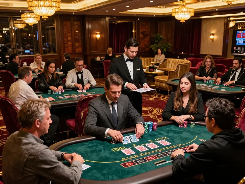 Players engaging in exciting blackjack action at MAX88 casino with vibrant atmosphere and dynamic gameplay