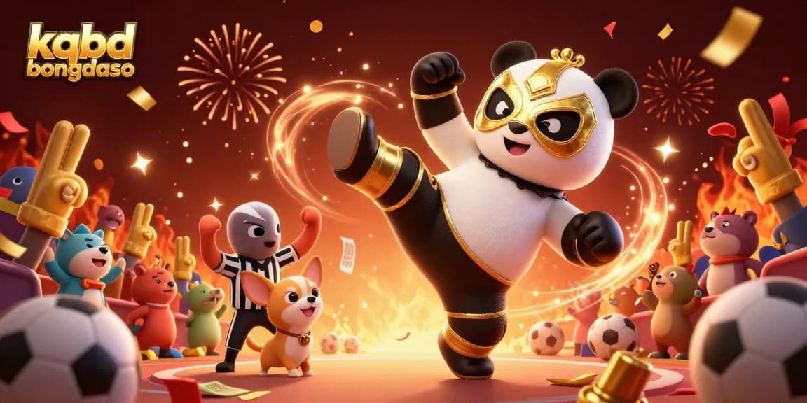 Engage in dynamic sports betting with kqbd bongdaso's lively panda wrestler scene showcasing excitement and winning opportunities.
