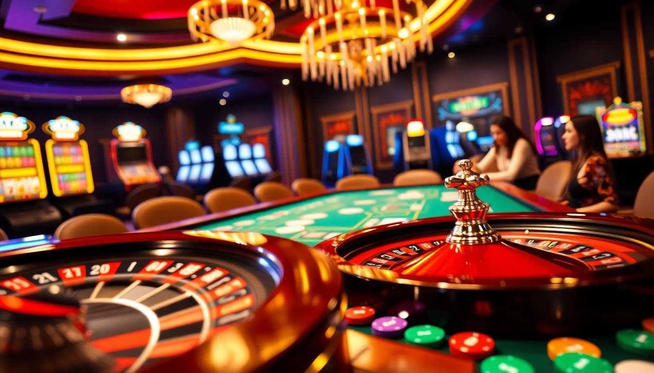 Experience the thrill of Fun88 login with a vibrant online casino scene filled with excitement and luxury.