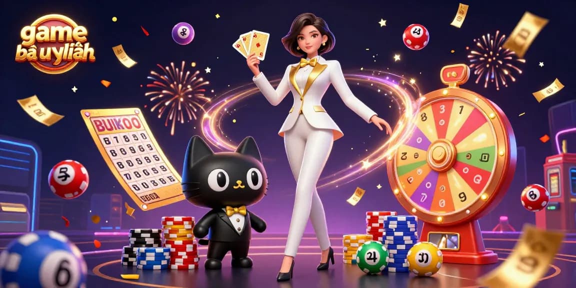 Interact with exciting game bài uy tín in a vibrant casino scene featuring various gambling elements and characters.