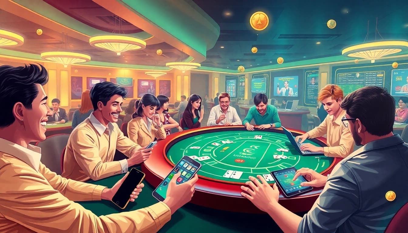 Experience thrilling online gambling at topgamebaidoithuong.mx with vibrant gaming visuals.