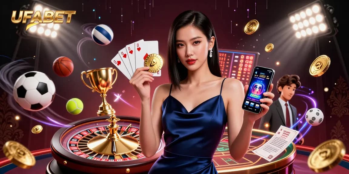 Experience thrilling gaming action at UFABET with dynamic sports elements and a sophisticated casino atmosphere.
