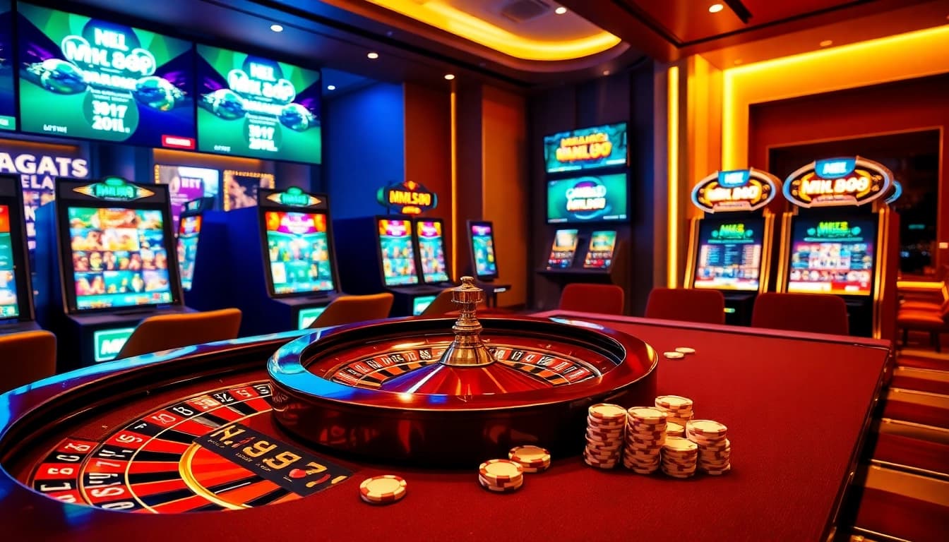 Experience high-stakes gaming at https://mm88.moe/ with vibrant tables and exciting slot machines.