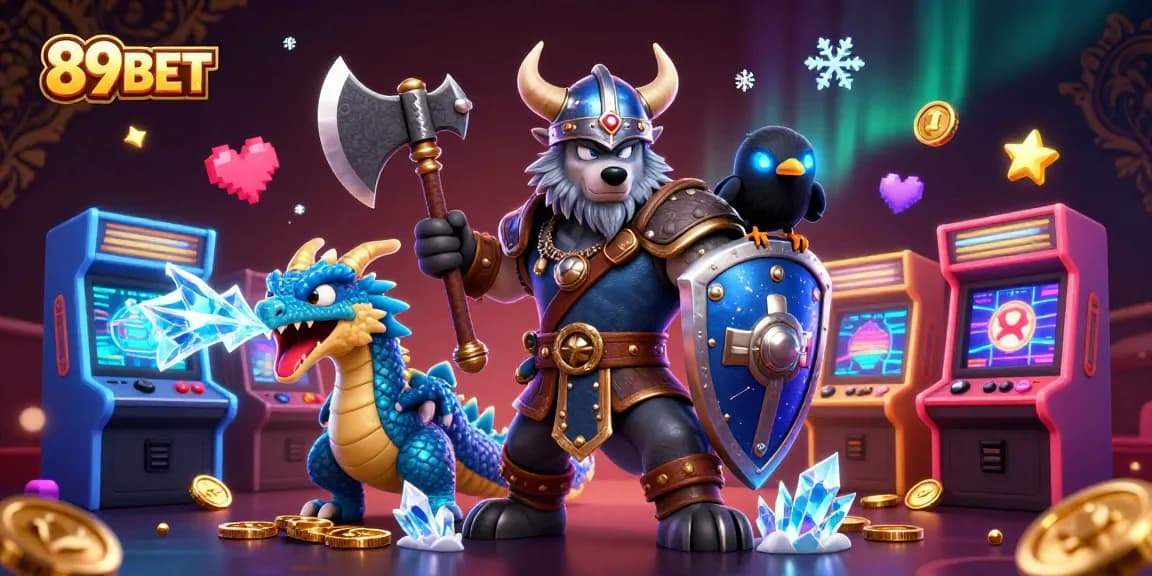 Experience thrilling gaming adventures at 89BET with captivating 3D characters and interactive elements.
