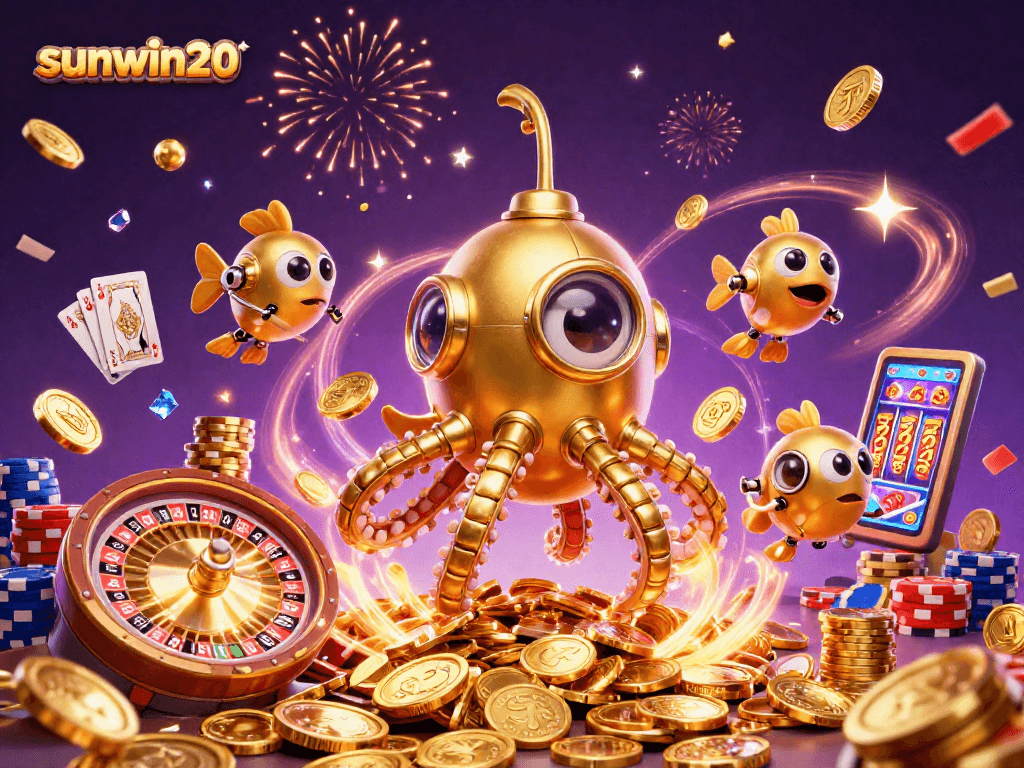 Experience thrilling wins with sunwin20 in a vibrant underwater casino adventure.