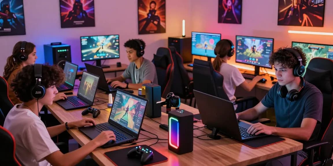Engaged gamers enjoying various online games at hello88 com, showcasing a vibrant gaming atmosphere.