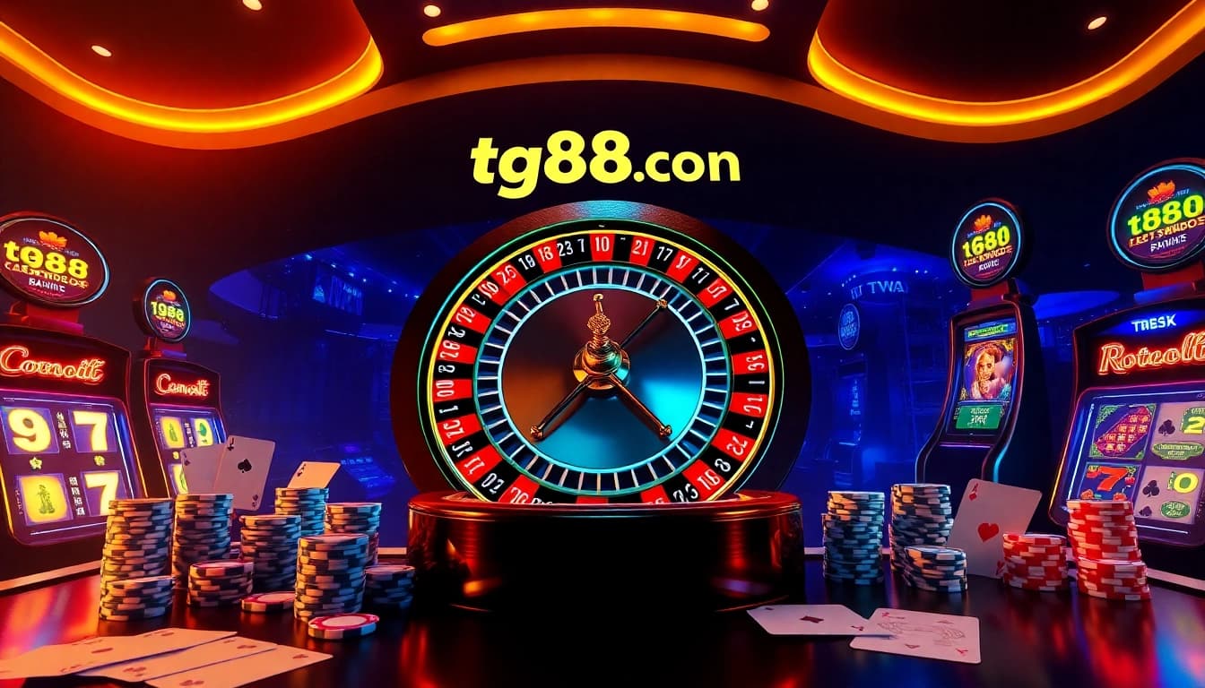 Spinning roulette wheel and betting action at tg88 com showcasing dynamic online casino gameplay