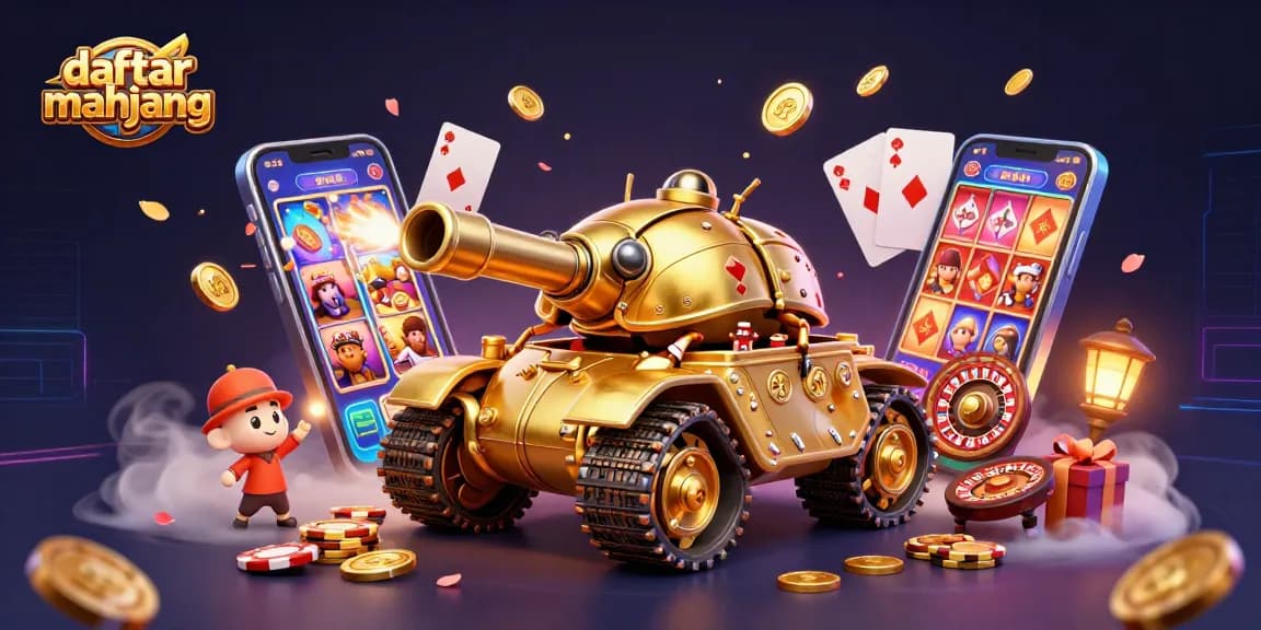 Engage in thrilling daftar mahjong action within a vibrant, dynamic casino scene.