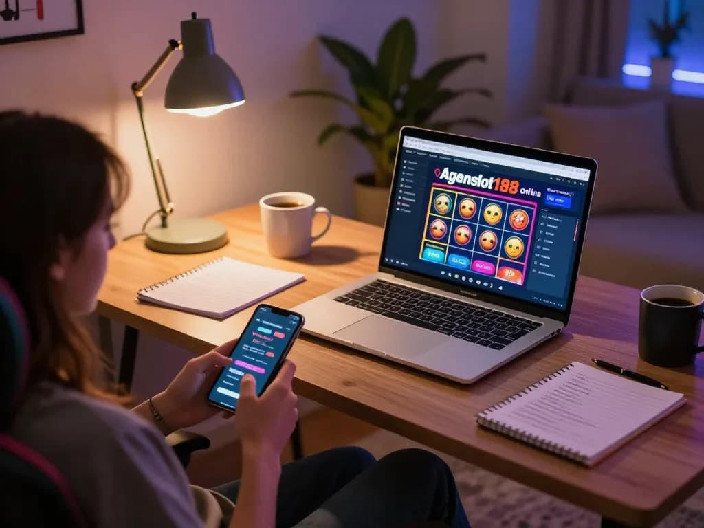 Engaging gaming moment at agenslot188 online casino with user-friendly interface