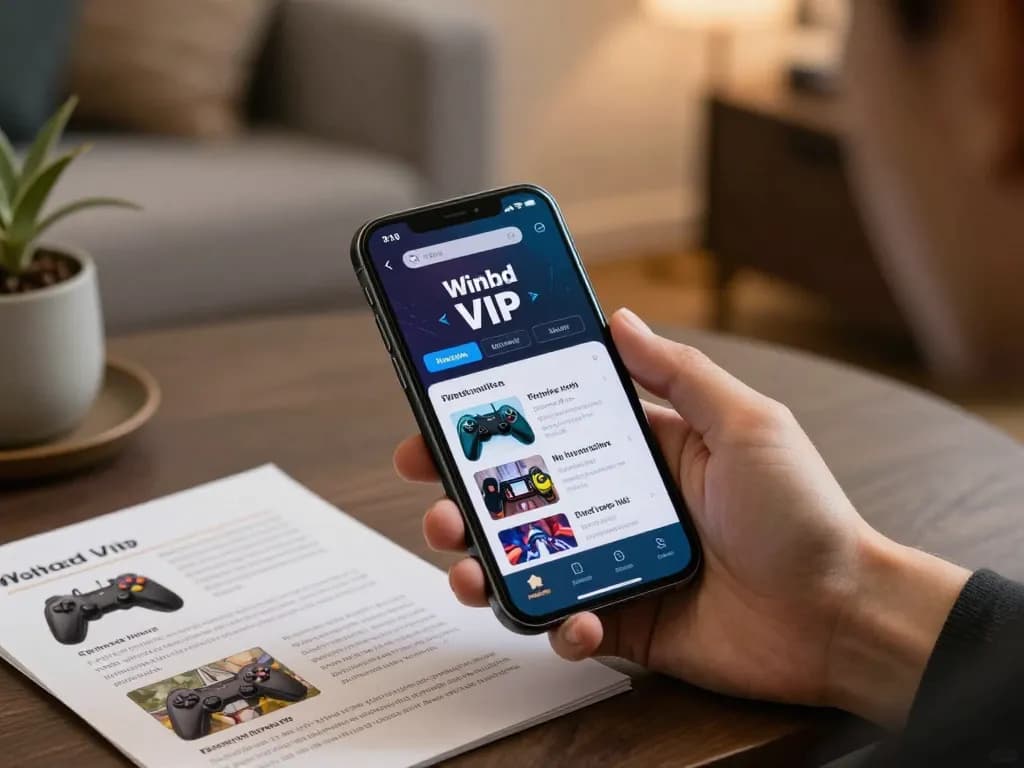 Engaging with the Winbd Vip app for strategic online betting from home.