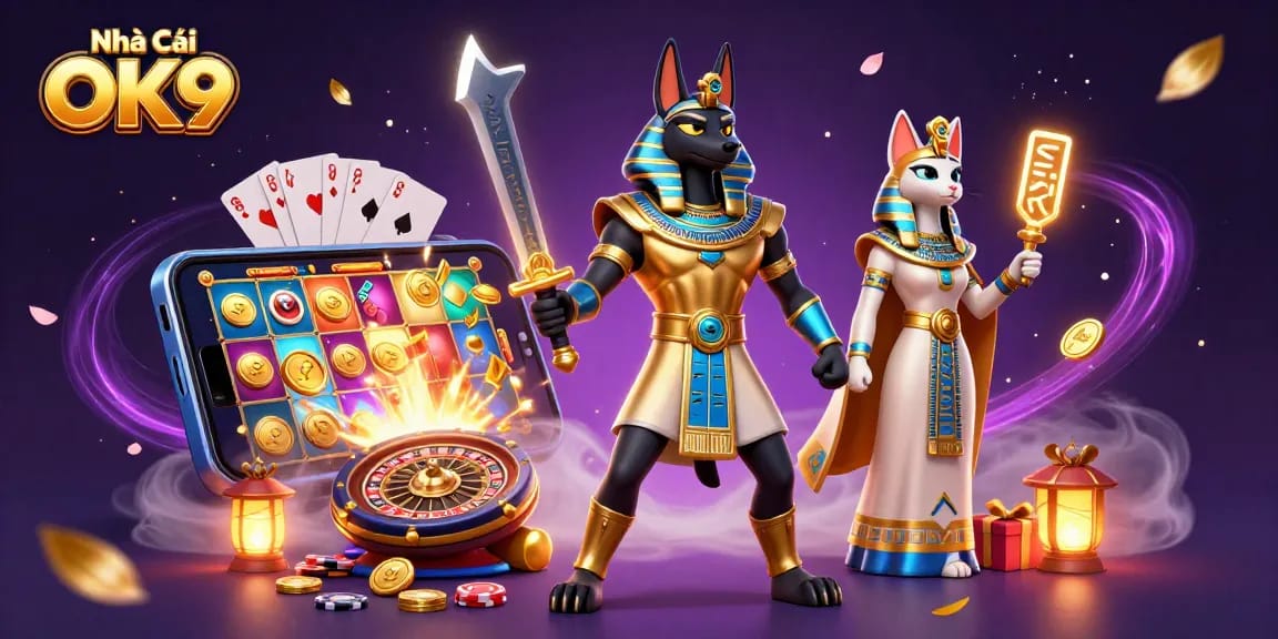 Engage with Nhà Cái OK9's exhilarating gaming experience filled with vibrant slots and dynamic rewards.