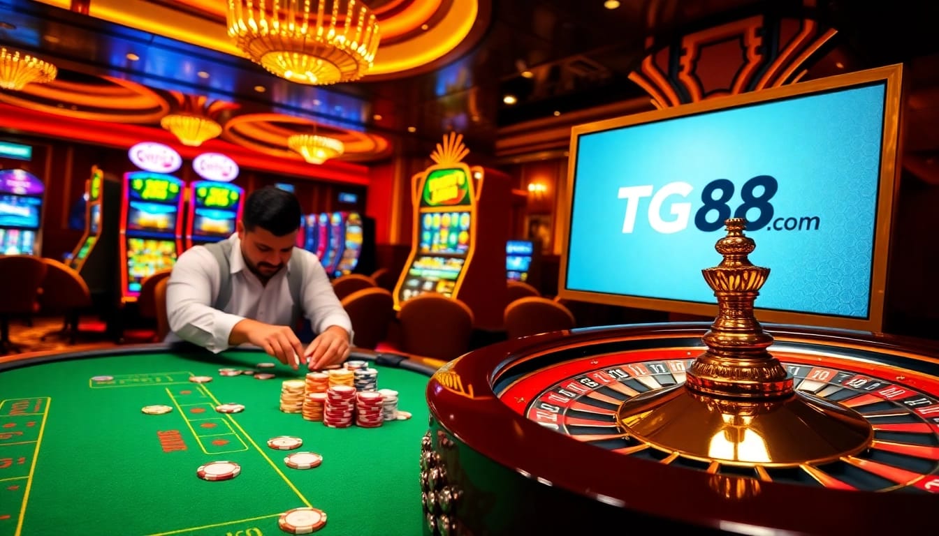 Experience thrilling online gambling at tg88 com with vibrant casino action and engaging games.