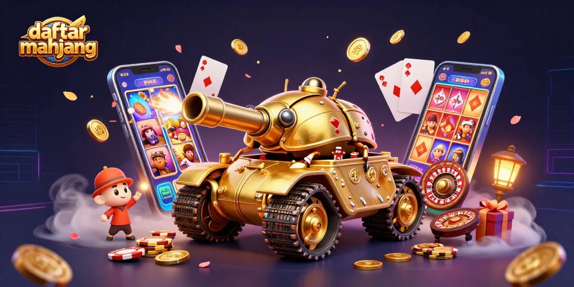 Engage in thrilling daftar mahjong action within a vibrant, dynamic casino scene.