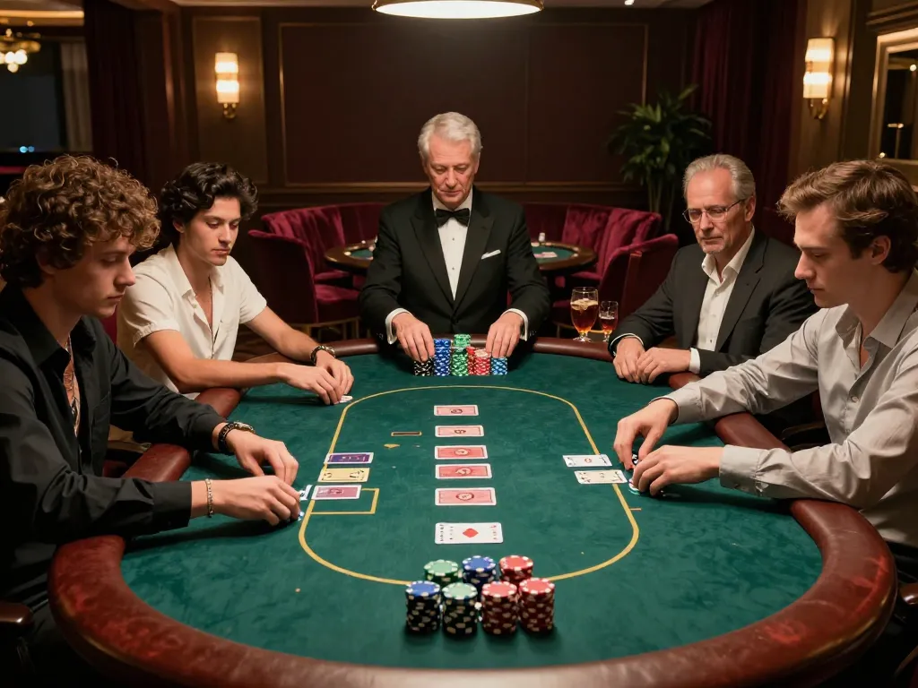 Experience the excitement of the TA88 poker game with strategic players competing for victory.