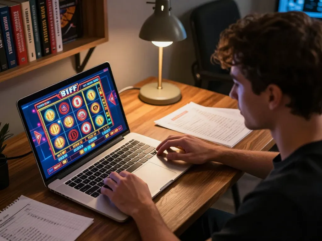 Player interacting with 81FF online casino platform, showcasing strategic gameplay and immersive experience.