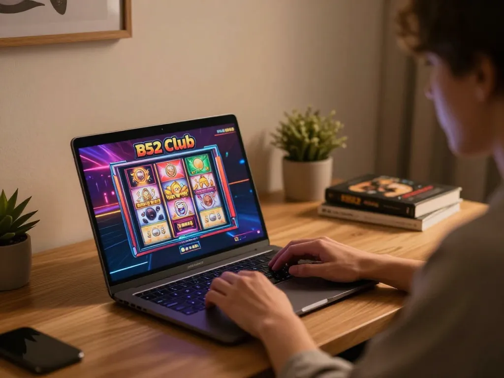 B52 Club gaming session showcasing mobile gameplay with engaging graphics and user-friendly interface