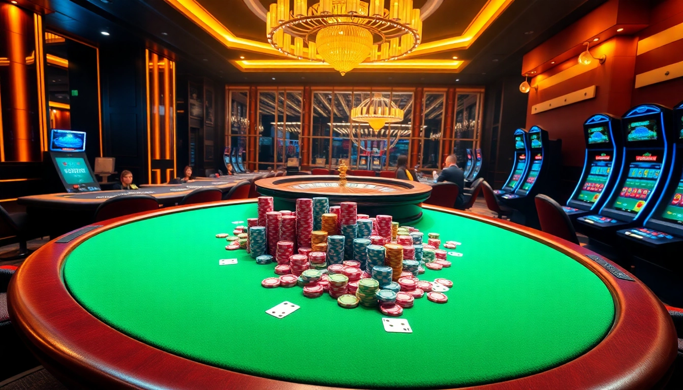 Experience the thrill of 789winn with vibrant poker chips and casino excitement.