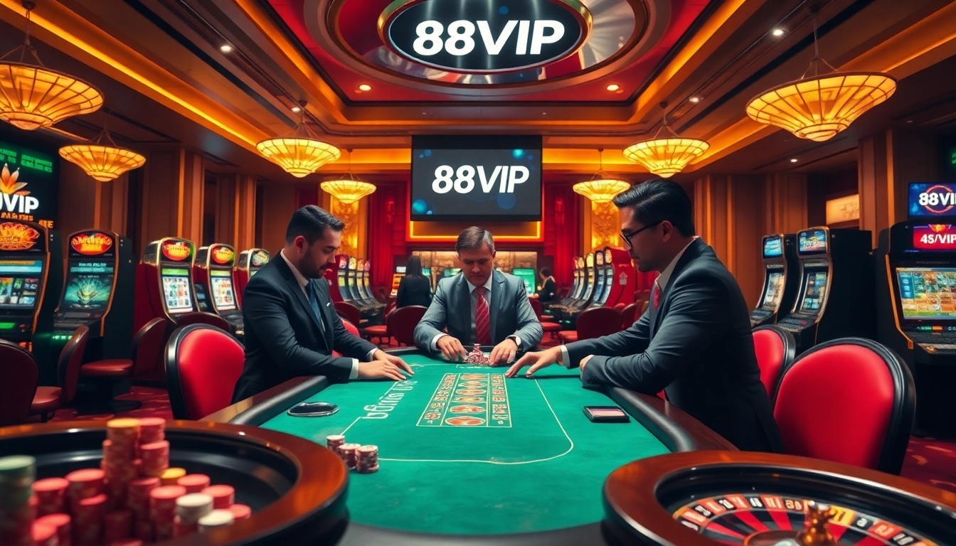 Experience thrilling gameplay at 68VIP casino with engaging table games and slot machines.