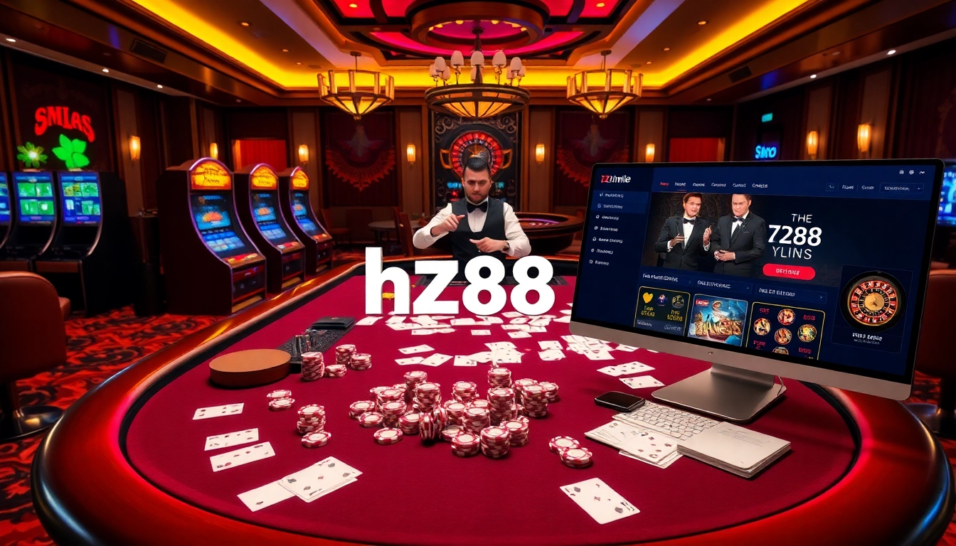 Experience thrilling gaming at HZ88MIE.COM with vibrant tables and engaging dealers.