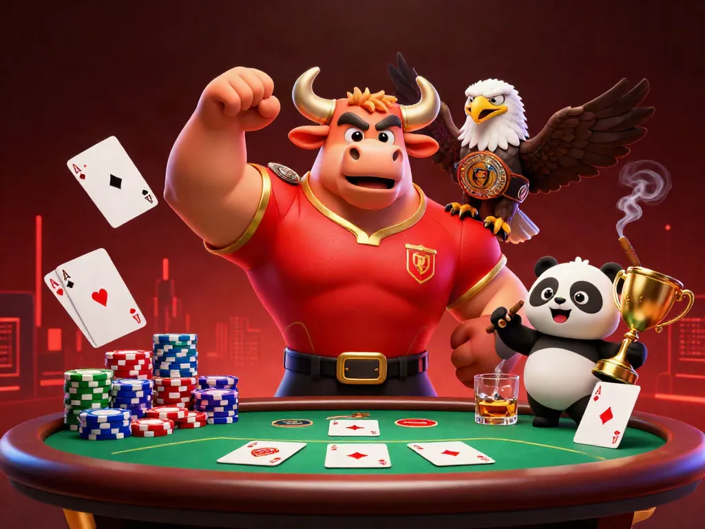 Experience the thrill of gaming with link luck8 at a vibrant poker table, celebrating victory!