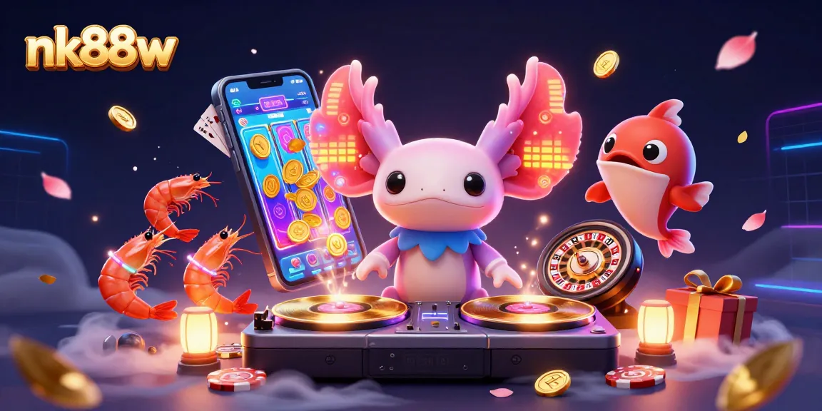 Engage with thrilling casino action at nk88w featuring a vibrant underwater DJ scene mixing games and excitement.