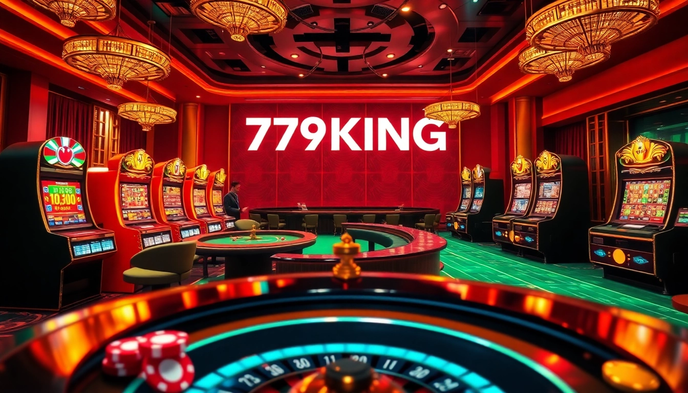 Experience the excitement of gambling with 79KING at a vibrant casino interface.