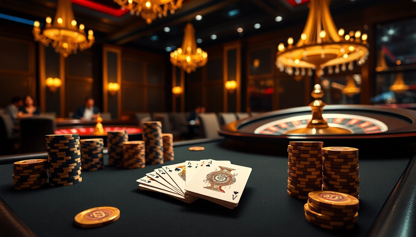 Experience the thrill of 888new casino with vibrant poker chips and elegant gaming tables.