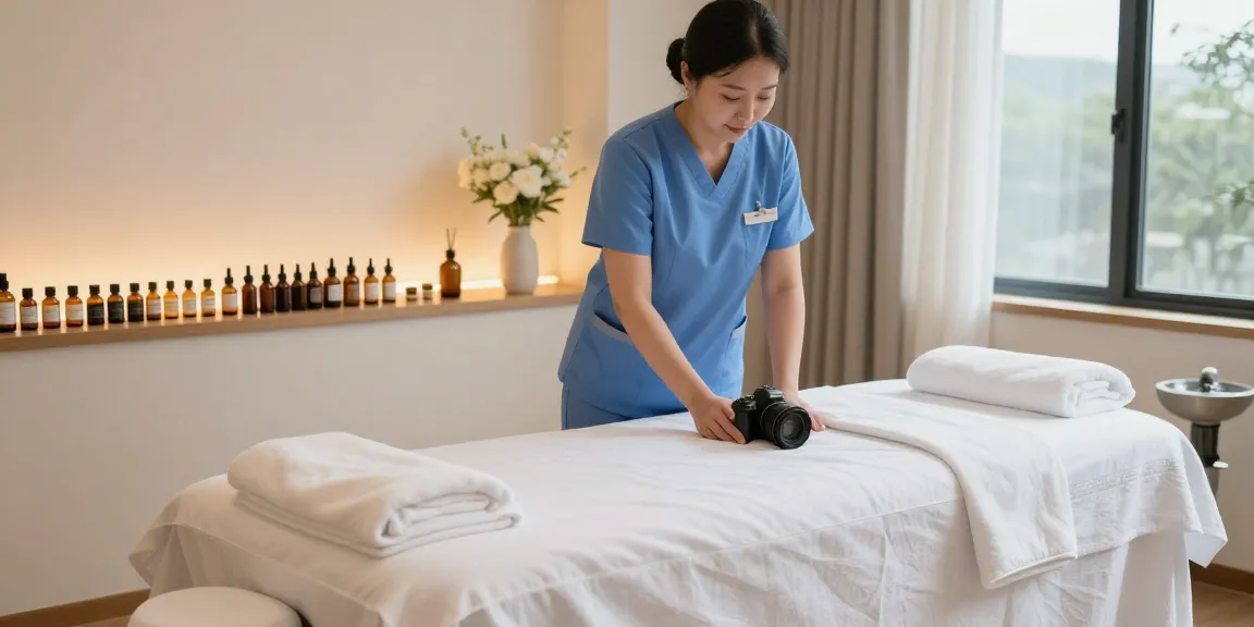 Experience serene 성북구출장안마 in a tranquil massage therapy room with calming ambiance.
