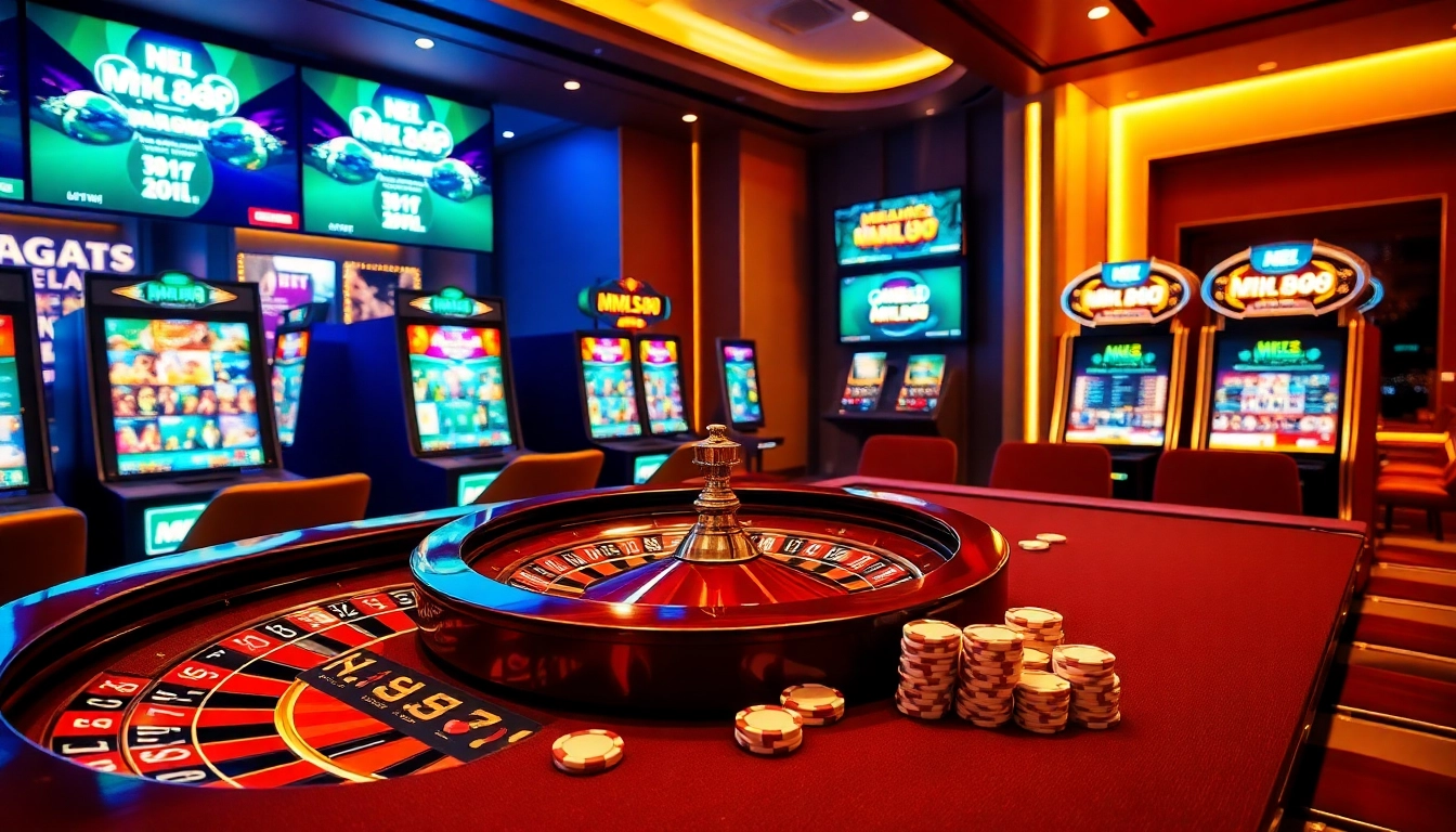 Experience high-stakes gaming at https://mm88.moe/ with vibrant tables and exciting slot machines.