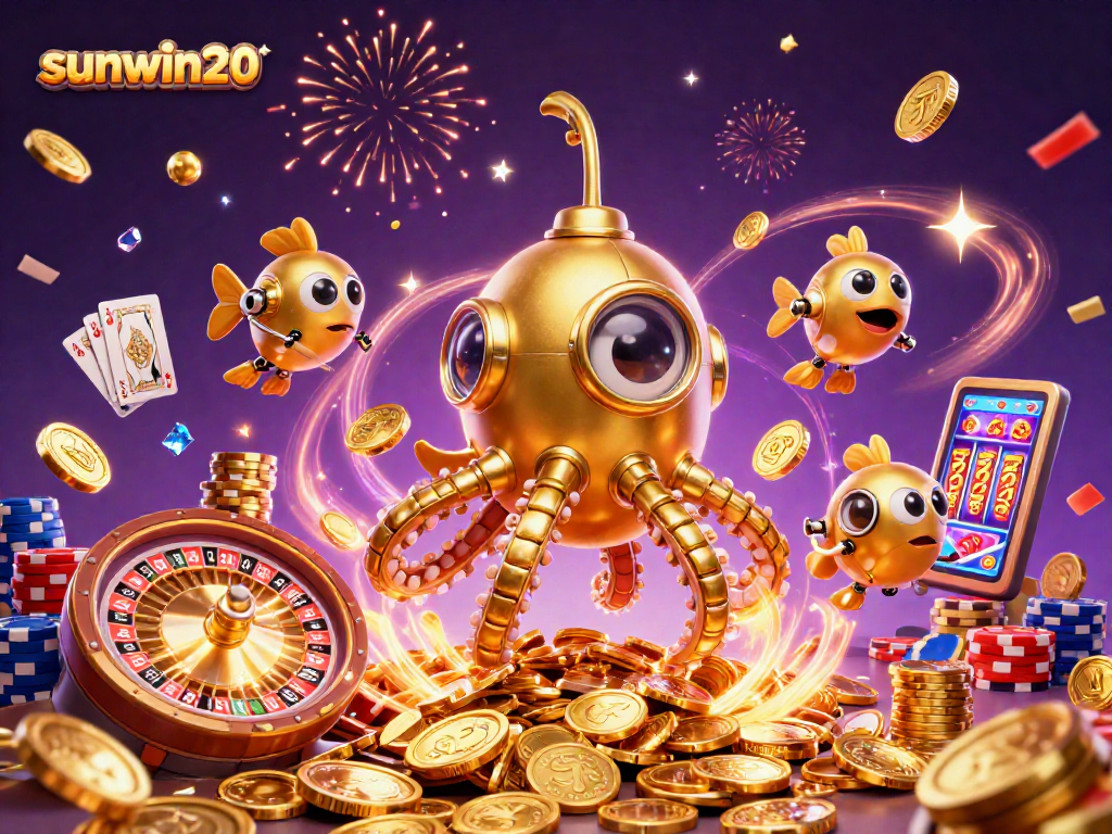 Experience thrilling wins with sunwin20 in a vibrant underwater casino adventure.