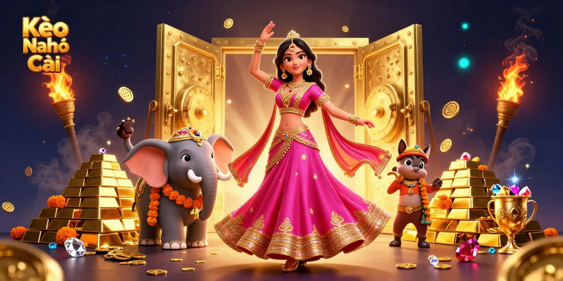 Experience Kèo Nhà Cái with thrilling odds and vibrant casino elements in a dynamic scene.