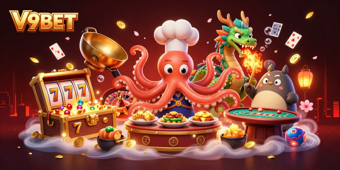 Experience the thrill of V9BET casino with vibrant characters, rich games, and dynamic action.