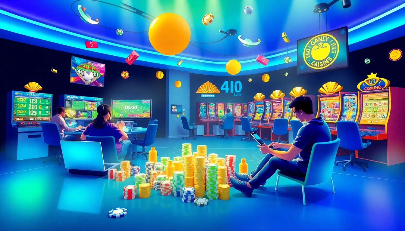 Man88 gaming experience with players engaging in sports betting and casino games.