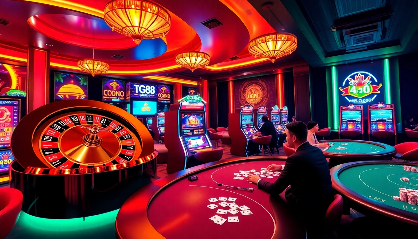 Experience the thrilling world of online gambling at trang chủ TG88 with exciting games and a vibrant atmosphere.