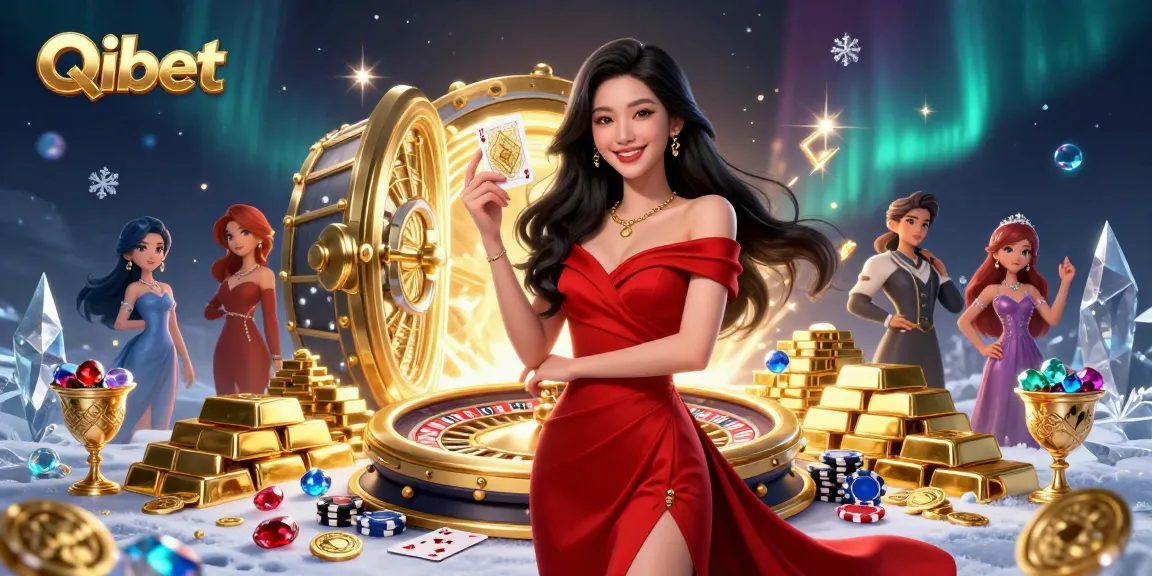 Discover the ultimate Qibet gaming experience with stunning visuals of roulette and luxurious prizes.