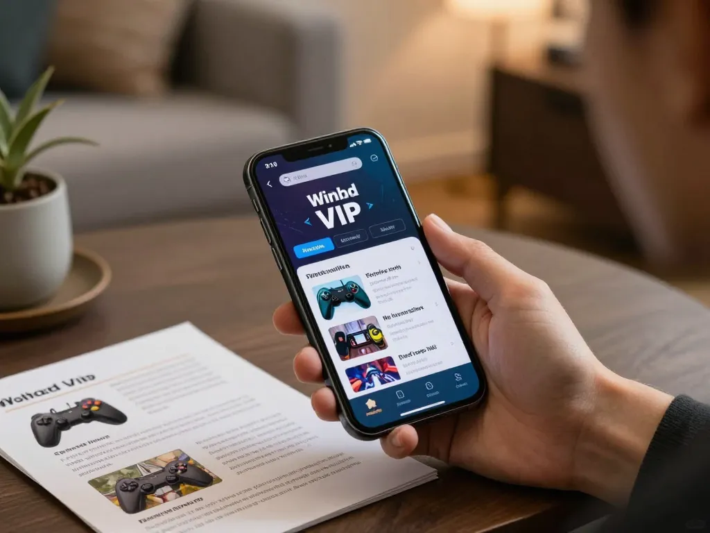 Engaging with the Winbd Vip app for strategic online betting from home.