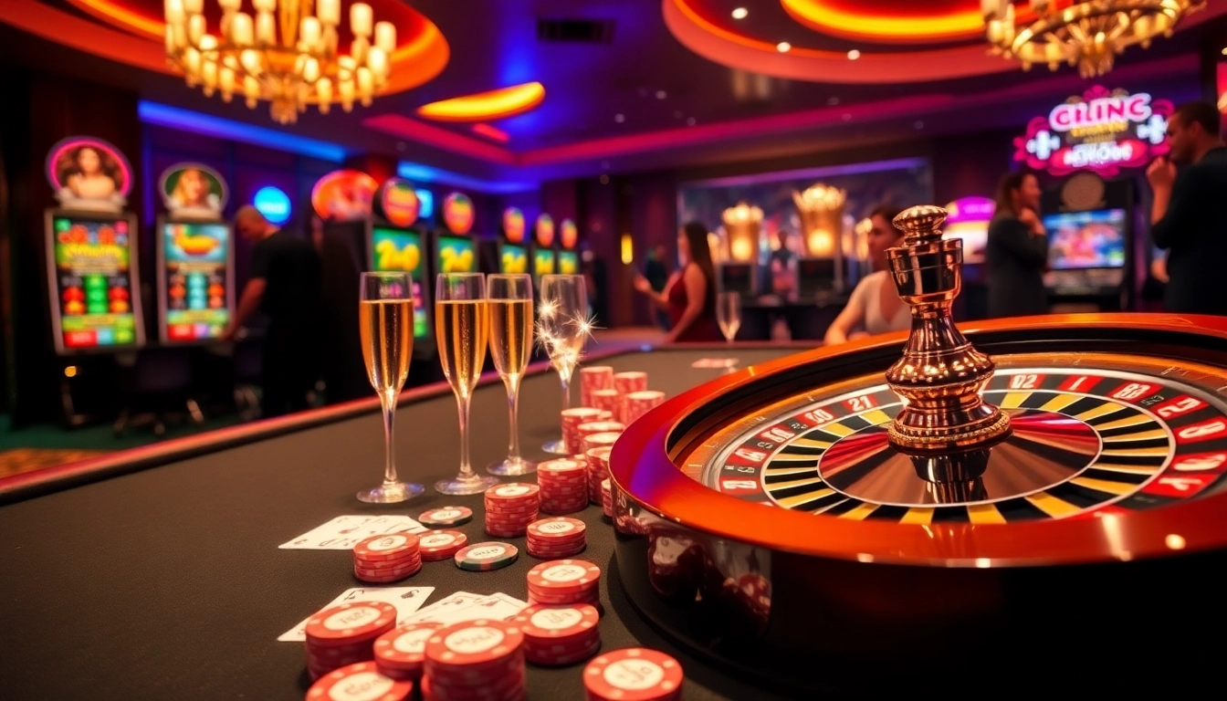 WW88 players enjoying an exciting moment at the casino table with poker chips and cards.